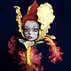 Order Author's flower-iris doll. LyudmilaDoll. Livemaster. . Dolls Фото №3