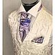 Галстук-пластрон. Эксклюзивная модель. Галстуки. ASCOT Accessories. Интернет-магазин Ярмарка Мастеров.  Фото №2