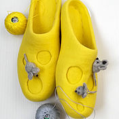 Обувь ручной работы handmade. Livemaster - original item Slippers: 