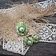 Order Brooch and Earrings White Clover. Natali Migurskaya. Livemaster. . Jewelry Sets Фото №3