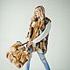 Fox Fur Tote Bag. Classic Bag. Forestfox. Family Fur Atelier. Online shopping on My Livemaster.  Фото №2