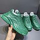 Sneakers made of genuine ostrich leather, in green!. Sneakers. SHOES&BAGS. Online shopping on My Livemaster.  Фото №2