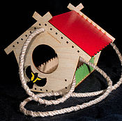Дача и сад handmade. Livemaster - original item A bird feeder decorated 