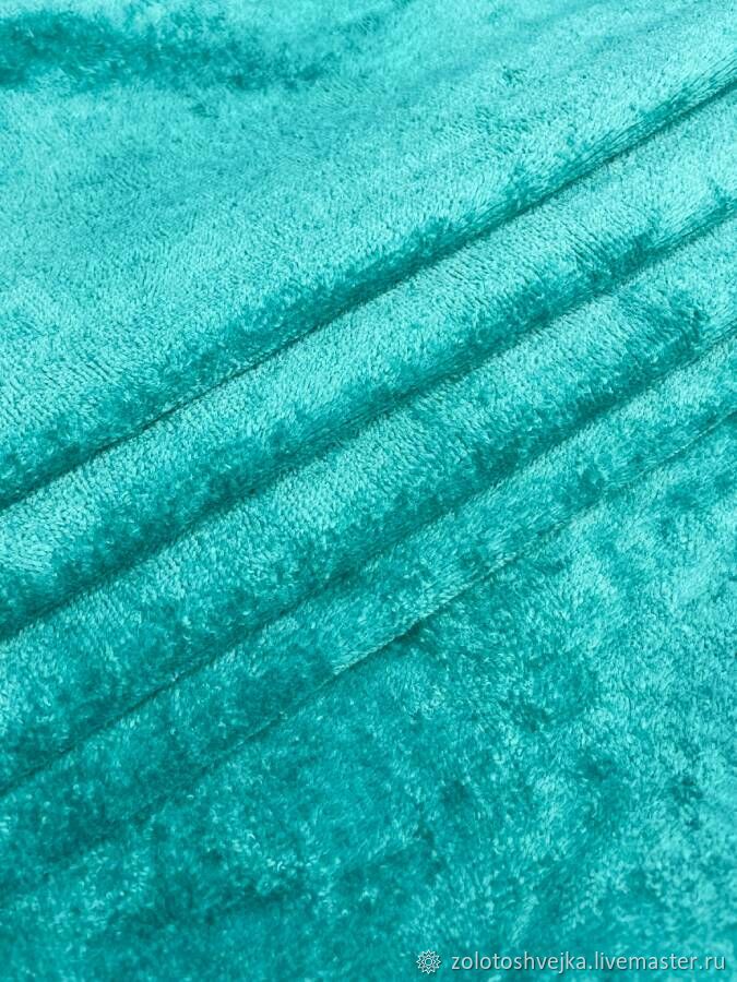 Махра велюр бирюзовая Турция в интернет-магазине Ярмарка Мастеров по ...