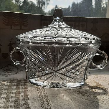 Посуда ручной работы. Ярмарка Мастеров - ручная работа Хрустальная ваза. Handmade.