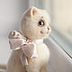 Order Felted toy kitty. Felt toy fromKristina Antropova. Livemaster. . Felted Toy Фото №3