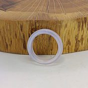 Украшения handmade. Livemaster - original item 17 R-R Ring White translucent chalcedony (nkbphh172). Handmade.