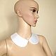 Collar Atlas / satin, white, Collars, Rostov-on-Don,  Фото №1