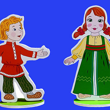 Куклы и игрушки ручной работы. Ярмарка Мастеров - ручная работа Народная кукла: Аленушка и Иванушка. Handmade.