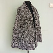 Одежда handmade. Livemaster - original item Knitted grey jacket. Handmade.