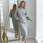 Одежда handmade. Livemaster - original item Assol grey dress. Handmade.