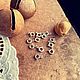 Серебряный круглый карабин 6 мм. Фурнитура для украшений. Сундучок мастера (Sunduchok). Интернет-магазин Ярмарка Мастеров.  Фото №2