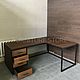  Угловой рабочий стол из ясеня. Столы. furniture store. Ярмарка Мастеров.  Фото №4
