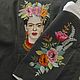 Frida Kahlo. Design for machine embroidery. Embroidery tools. Nata-xa_1. My Livemaster. Фото №13