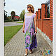 Double dress 'My inspiration' - silk, batik. Dresses. studiya. My Livemaster. Фото №5