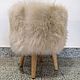 Табурет меховой. Табуреты. Aurora Fluffy Stools. Интернет-магазин Ярмарка Мастеров.  Фото №2