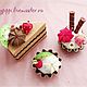 Заказать Фетровые пироженки с фруктами. Pippi-Shop (Кристина). Ярмарка Мастеров. . Мягкие игрушки Фото №3