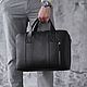 Men's bag with a compartment for a laptop and A4 ' Bruno', Men\'s bag, Yaroslavl,  Фото №1