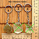Order Key rings with LEMON TOPAZ. World of creativity. Livemaster. . Key chain Фото №3