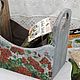 Container stand box geranium decoupage. Storage Box. Studio Villa-Oliva. Online shopping on My Livemaster.  Фото №2