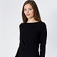 Black dress with draped waist, Dresses, Moscow,  Фото №1