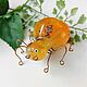 Amber Ant made of natural amber figurine souvenir. Figurines. BalticAmberJewelryRu Tatyana. My Livemaster. Фото №6