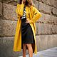 Order Oversize coat ' Sunny mustard'. Alexandra Maiskaya. Livemaster. . Coats Фото №3