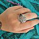 Кольцо с раухтопазом. Кольца. Vadjra-jewelry. Ярмарка Мастеров.  Фото №4