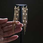 Бусы из жемчуга «Шарм» длинное крупное жемчужное ожерелье