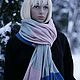 Cashmere scarf 'the Frosty sky', Scarves, St. Petersburg,  Фото №1