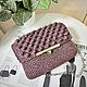 Вязаная сумка кроссбоди «Анисия». Сумка через плечо. Evve_knits. Ярмарка Мастеров.  Фото №4