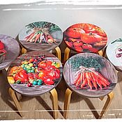 Для дома и интерьера handmade. Livemaster - original item Decoupage stool 