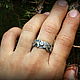 "Гинкго" серебряное кольцо. Кольца. Сны леса. Ярмарка Мастеров.  Фото №6