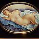 Enamel miniature sleeping nude "Serebriakova. Z. E. Vintage paintings. GALANI. My Livemaster. Фото №5