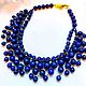 Necklace with lapis lazuli and pyrite. Necklace. Magical Beauty Gems. Online shopping on My Livemaster.  Фото №2