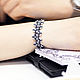 Order Set of Beaded Bracelets "Anthracite". Kroshka Bijou. Livemaster. . Bracelet set Фото №3