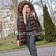 Парка с мехом куницы!. Парки. YANA KRAFT BRAND. Ярмарка Мастеров.  Фото №4