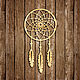 Заказать Ловец Снов Амулет, настенный декор из дерева. Wooden Decor Shop. Ярмарка Мастеров. . Элементы интерьера Фото №3