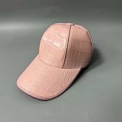 Аксессуары handmade. Livemaster - original item Baseball caps made of genuine crocodile leather, shades to choose from!. Handmade.