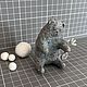  Елочная игрушка Мишка с цветами. Елочные игрушки. Юля (juli-toys-crimea). Ярмарка Мастеров.  Фото №12