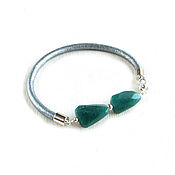 Украшения handmade. Livemaster - original item Jade bracelet, jade bracelet green 