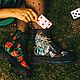 Кастомизация роспись ботинок Dr Martens Алиса в стране чудес Аниме, Ботинки, Омск,  Фото №1