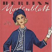 Винтаж handmade. Livemaster - original item Berlins Modenblatt Fashion Magazine - 8 1962 (August). Handmade.