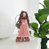 Для дома и интерьера handmade. Livemaster - original item Macrame Doll.  Rose Dress. Handmade.