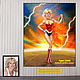 Cartoon by photo, wonder woman, superwoman, DC, Marvel, comics, gift, Caricature, Moscow,  Фото №1