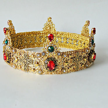 Украшения ручной работы. Ярмарка Мастеров - ручная работа Корона мужская  - Gold Queen. Handmade.