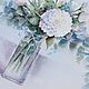 Белый букет с эвкалиптом - White bouquet of flowers with Eucaliptus. Картины. Olga OZ Gallery. Ярмарка Мастеров.  Фото №4