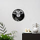 Vinyl record Wall clock with LED lights Jim Morrison. Backlit Clocks. Vinyl Record Lights (vinyllights). Online shopping on My Livemaster.  Фото №2