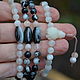 Mala rosary of agate and moonstone, rosary necklace of 108 beads, Rosary, Pereslavl-Zalesskij,  Фото №1