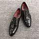 Crocodile leather oxfords, handmade, custom tailoring!. Oxfords. SHOES&BAGS. Online shopping on My Livemaster.  Фото №2